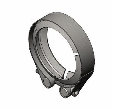 Clamping Piece, exhaust system