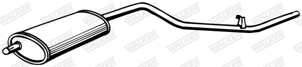 Centre Muffler (08805)