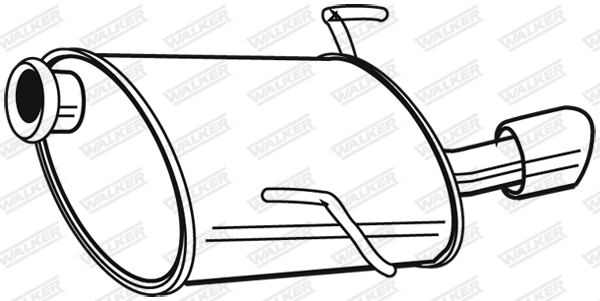 Rear Muffler (22949)
