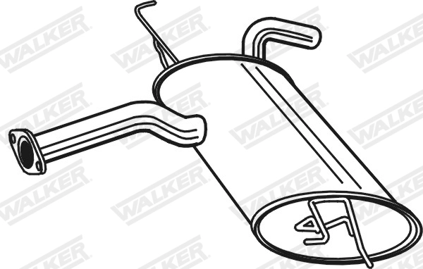 Rear Muffler (25152)