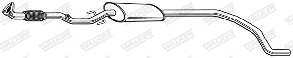 Centre Muffler (23383)