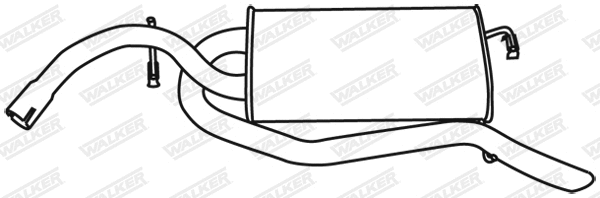 Rear Muffler (70198)
