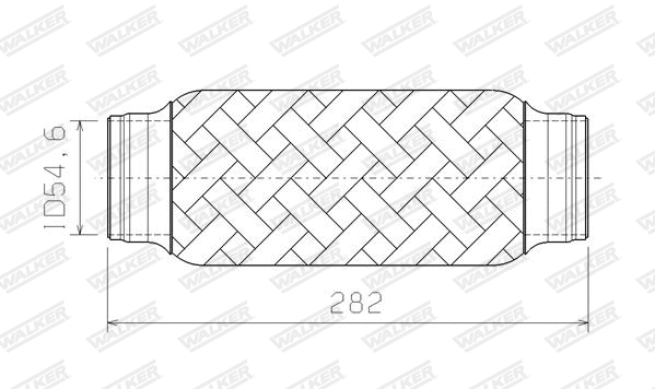 Corrugated Pipe, exhaust system (08941)