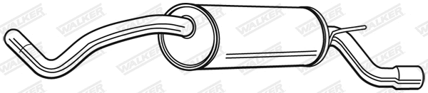 Rear Muffler (24153)