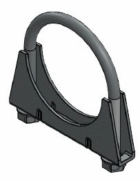Clamping Piece, exhaust system