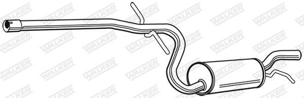 Centre Muffler (23046)