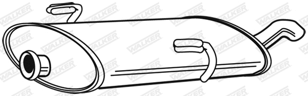 Rear Muffler (21480)