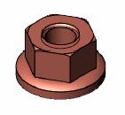 Nut, exhaust manifold (81909)