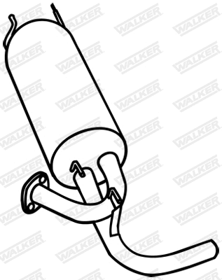 Rear Muffler (18618)