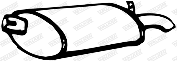 Rear Muffler (08670)