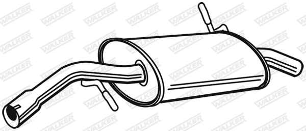 Rear Muffler (22289)