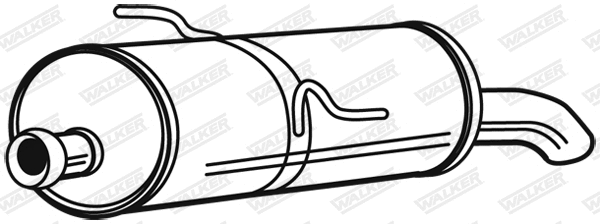 Rear Muffler (23475)
