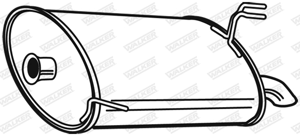 Rear Muffler (24045)