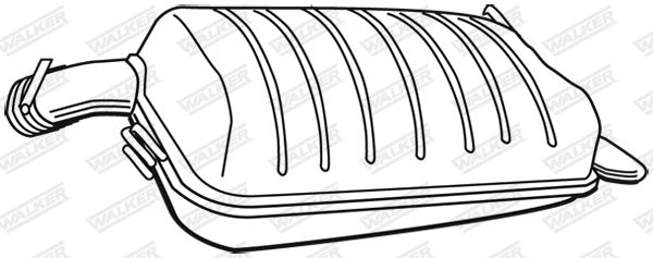 Rear Muffler (21072)