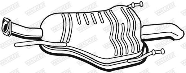 Rear Muffler (22358)