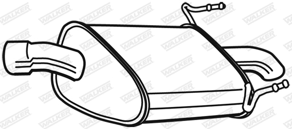 Rear Muffler (23036)