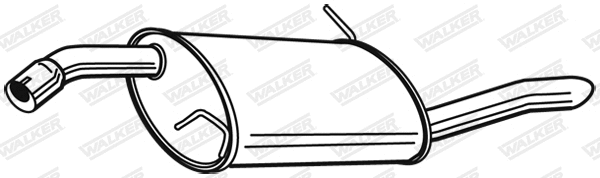 Rear Muffler (24112)
