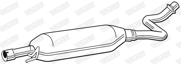 Centre Muffler (22711)