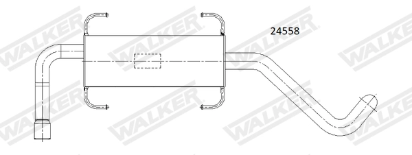 Rear Muffler (24558)