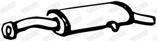 Rear Muffler (03468)