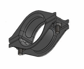 Clamping Piece, exhaust system