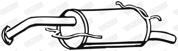 Rear Muffler (17939)