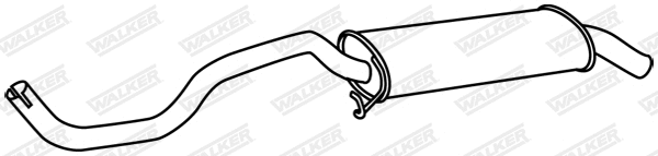 Rear Muffler (19101)