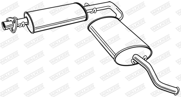 Rear Muffler (23647)
