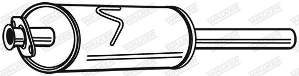 Centre Muffler (23877)