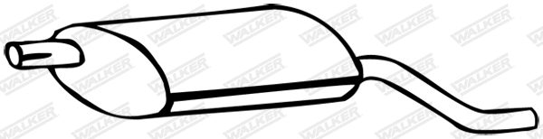 Rear Muffler (07841)