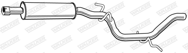 Centre Muffler (23029)