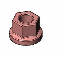 Nut, exhaust manifold (80671)