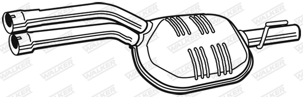 Centre Muffler (72160)