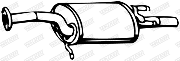 Rear Muffler (15673)