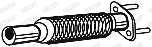 Corrugated Pipe, exhaust system (02196)