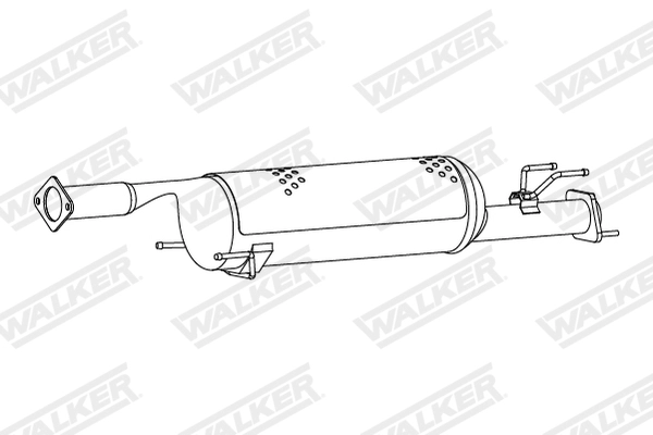 Soot/Particulate Filter, exhaust system (73416)