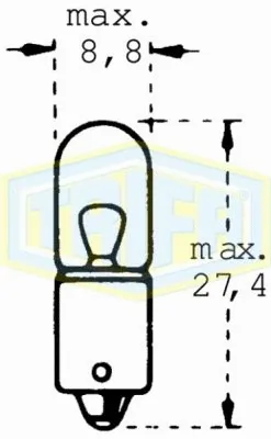 Bulb, direction indicator