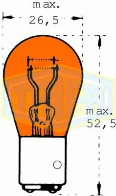 Bulb, direction indicator