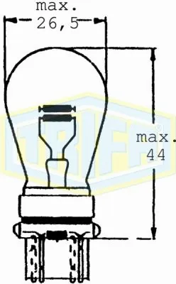 Bulb, direction indicator
