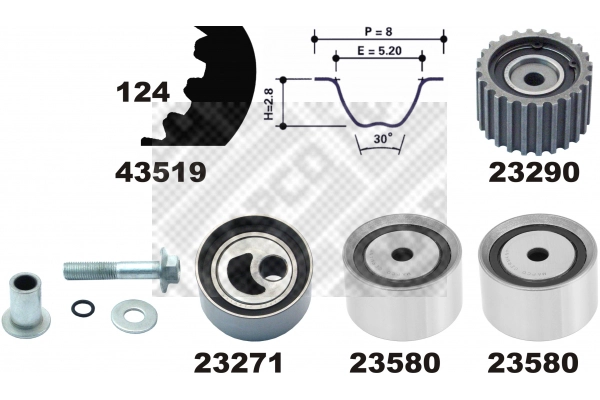 Timing Belt Kit (23521)
