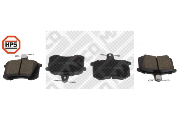 Brake Pad Set, disc brake (6314HPS)