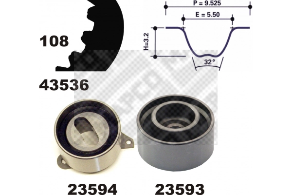 Timing Belt Kit (23536)