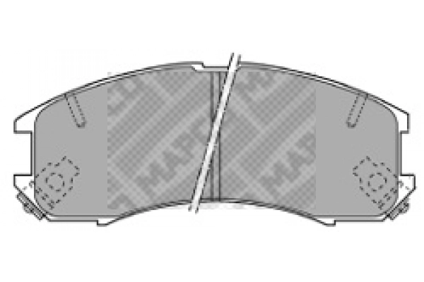 Brake Pad Set, disc brake (6336)