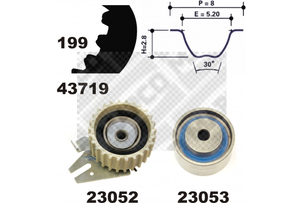 Timing Belt Kit (23008)
