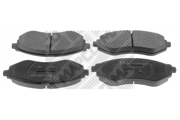 Brake Pad Set, disc brake (6725)