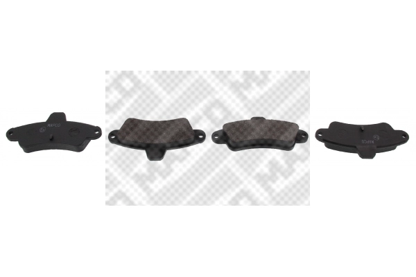 Brake Pad Set, disc brake (6370)
