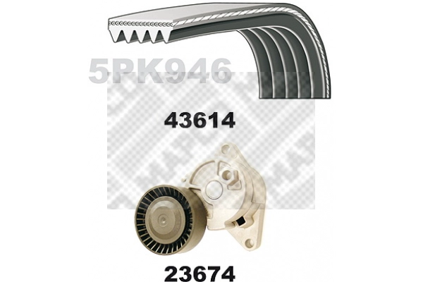 V-Ribbed Belt Set (23614)