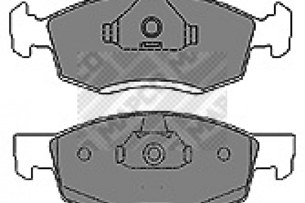 Brake Pad Set, disc brake (6612)