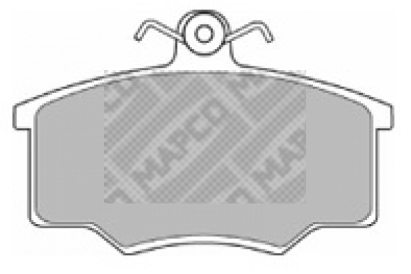 Brake Pad Set, disc brake (6138)