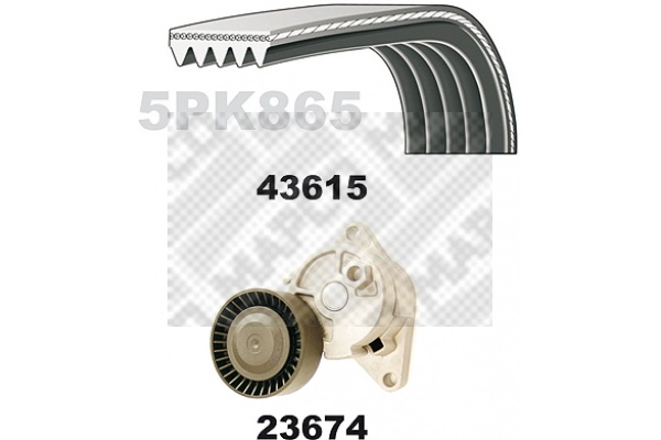 V-Ribbed Belt Set (23615)